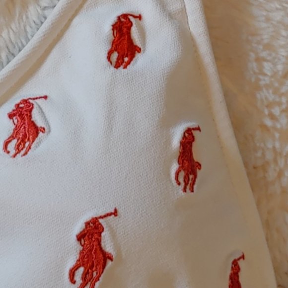 Ralph Lauren Polo Logo Bikini Bathing Suit top and Bottoms blue label - Picture 5 of 12